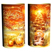 Новогодняя упаковка Тубы навивные