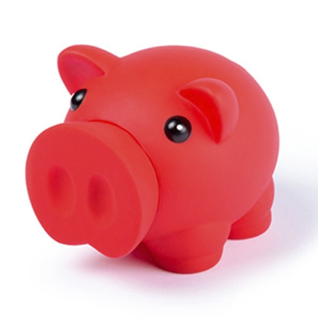 Новогодний подарок Свинка-копилка ПВХ