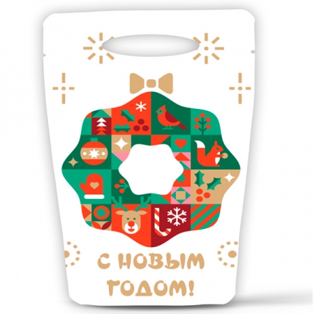 Новогодний подарок ZIP Пакет Новогодний Гигант